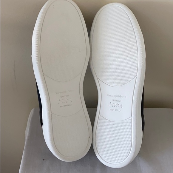 ❌SOLD❌ ERMENEGILDO ZEGNA Triple Stitch Sneakers 10 - Picture 6 of 8